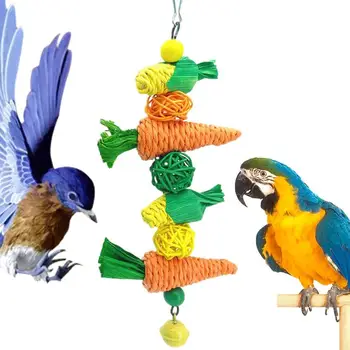 Pasăre Jucarii | Pasăre Căutarea Hranei Jucarii | Papagal De Jucarie De Mestecat Agățat Jucării Colivie Accesorii Pentru Păsări Funie Pentru Biban Papagalul Conure Bud